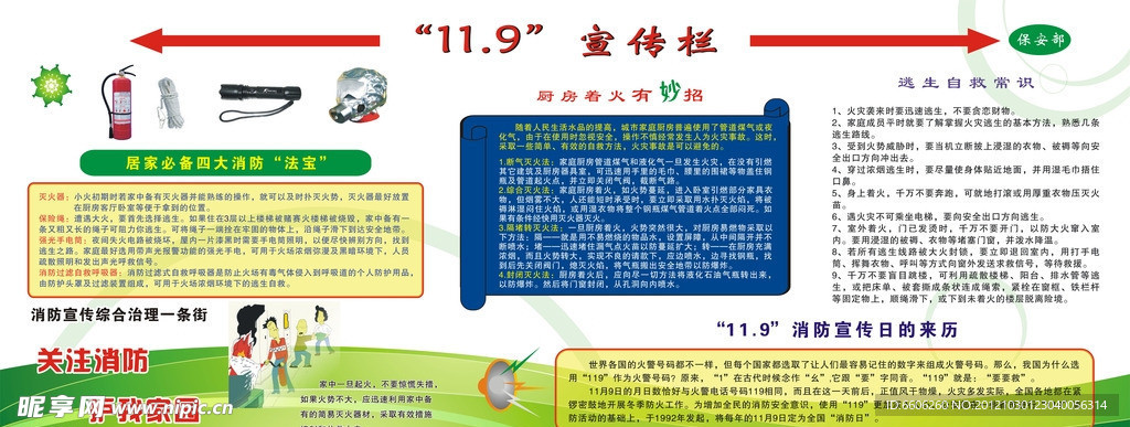 消防宣传展板