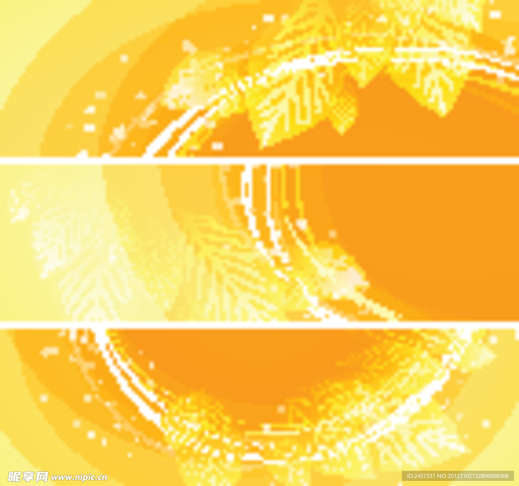 金色枫叶秋天背景 横幅