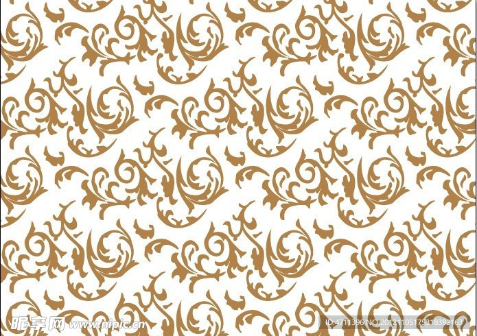 金色花纹