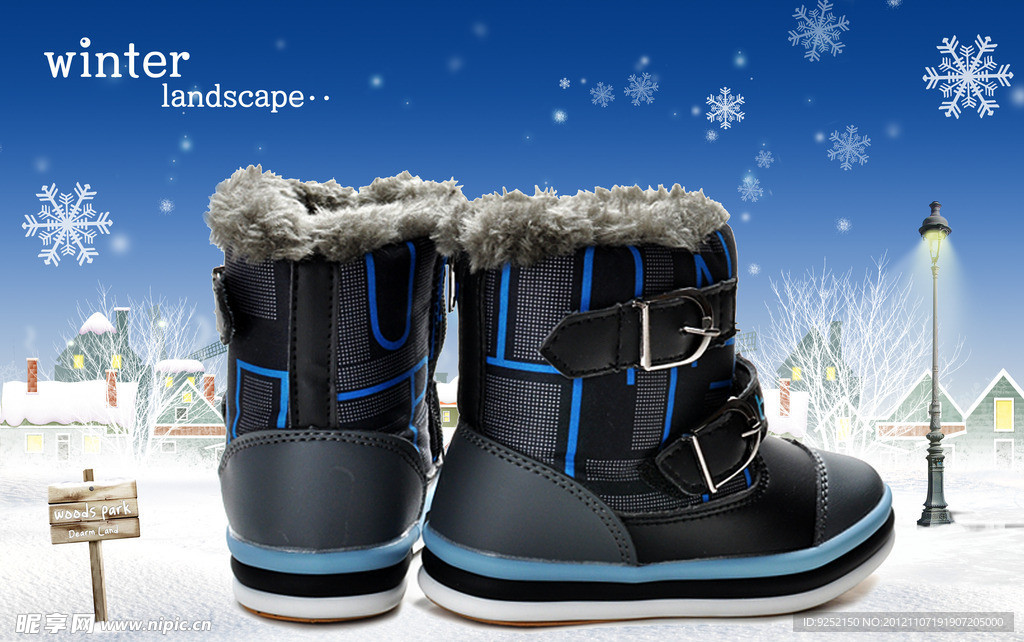 雪地靴海报图片