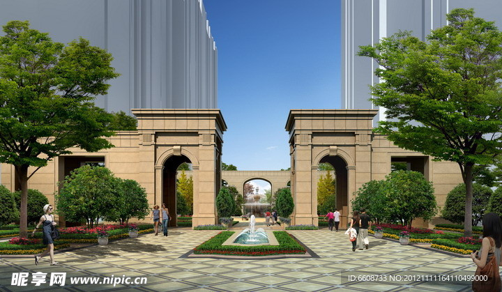 商品房气派大门