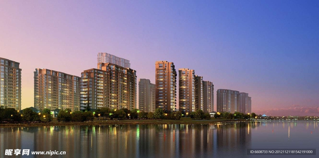 江边高层住宅小区