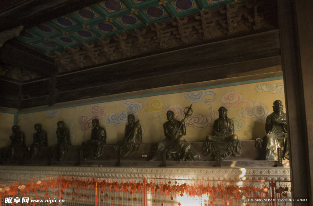 北海天王殿十八罗汉