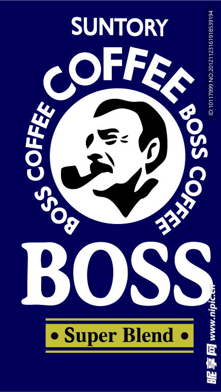suntory boss coffee 矢量标志