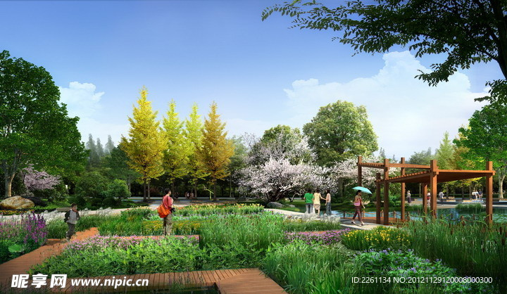 景观PSD 园林景观素材