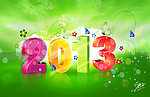 2013新年字体