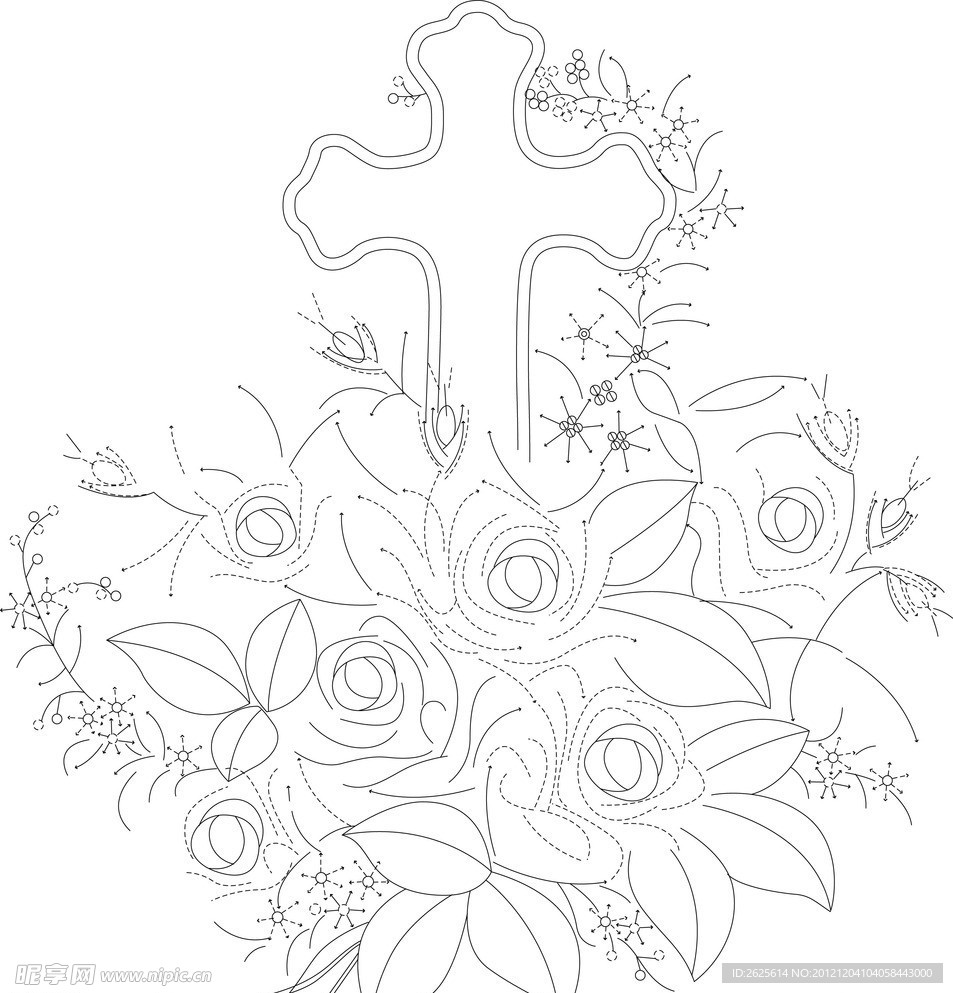 十字绣 丝带绣 雕刻