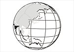 地球 线框