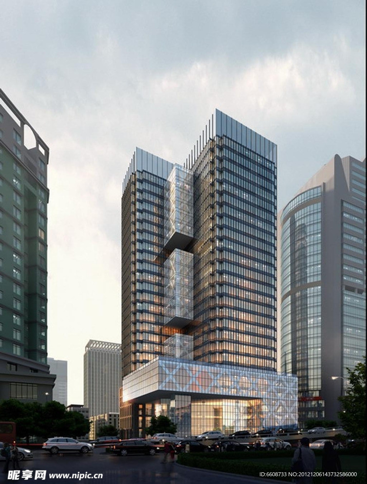 城市商业中心公寓住宅地产广告