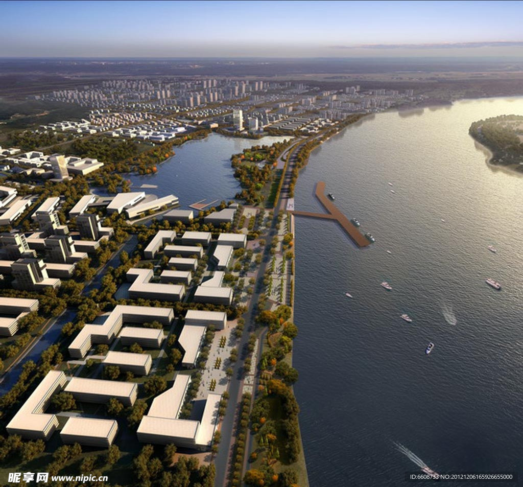 海边别墅区建筑规划图