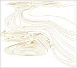 山丘 风景 手绘风景 河流 丘陵