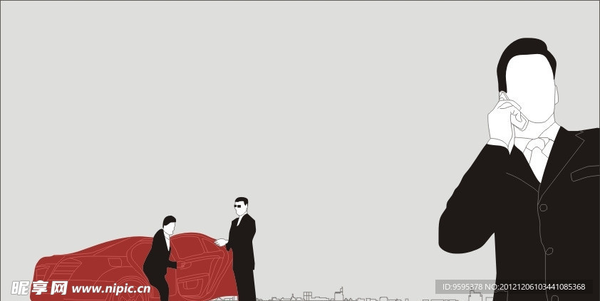 商务人物 男人 商务 矢量人物