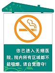 禁烟 标识 医院 门牌 科室牌 导视牌