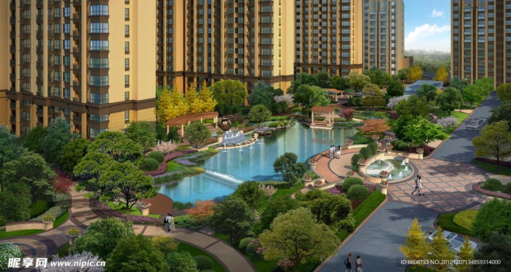 城市高档房地产广告