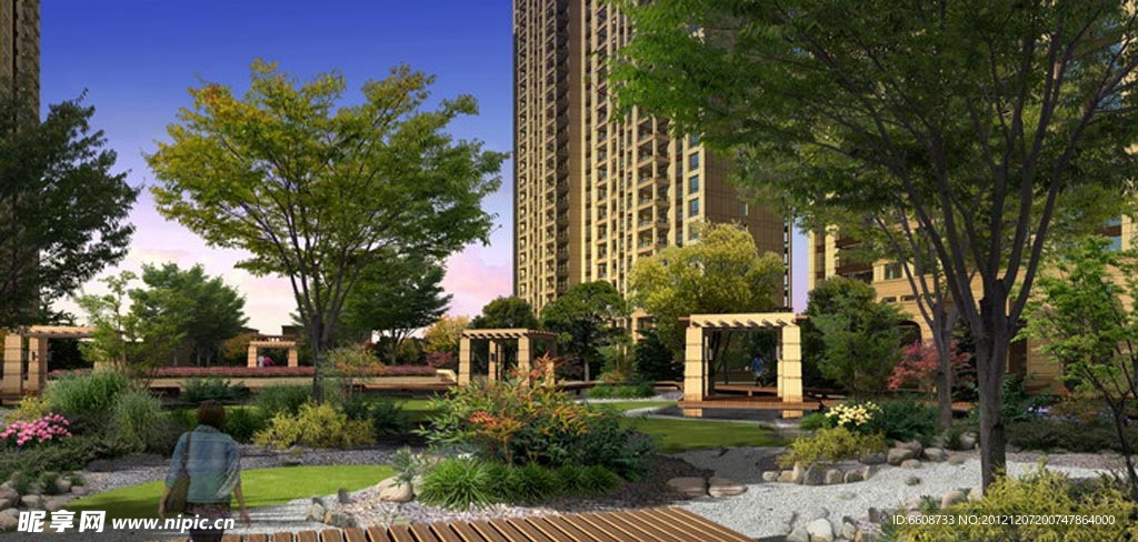 高档住宅小区房地产广告