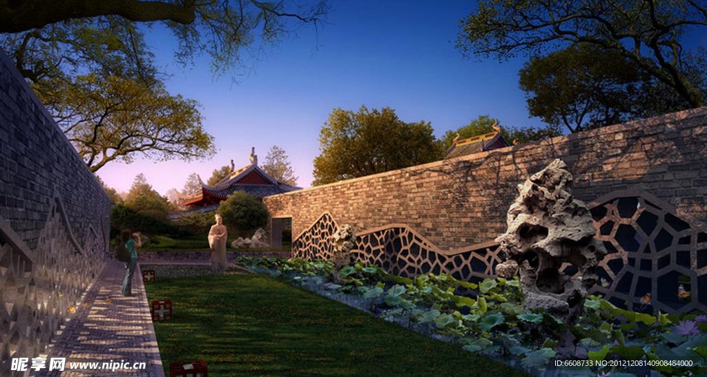 中国古典建筑寺庙建筑