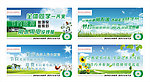 学校环境保护 勤俭节约展板