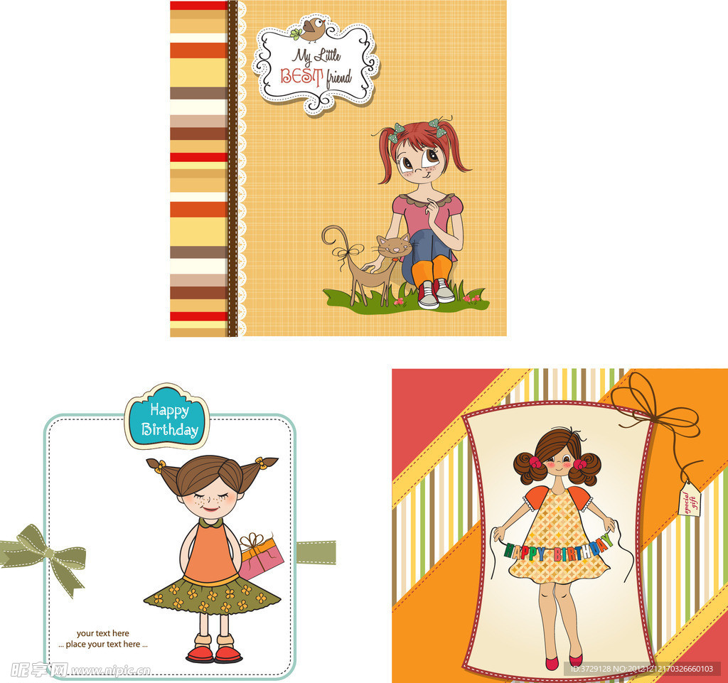 带雀斑的外国棕发小女孩