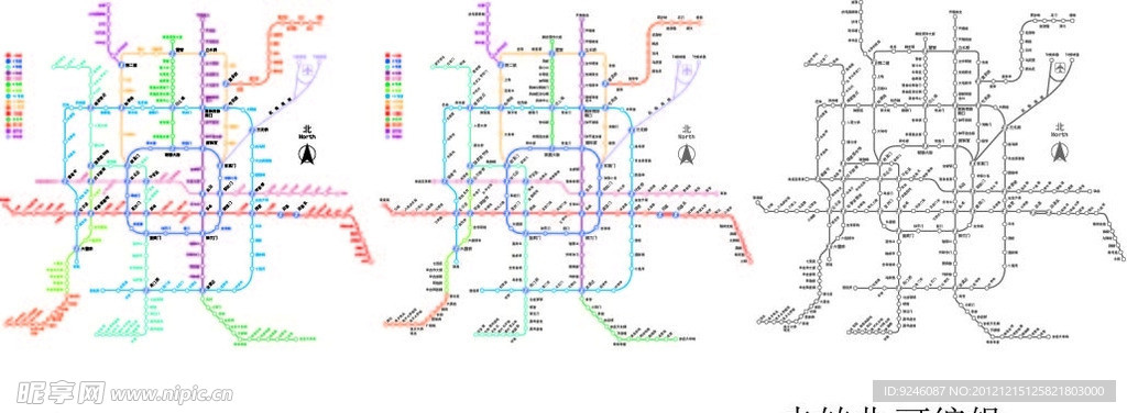 北京地铁2013版地铁图