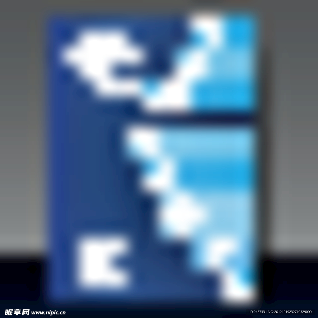 蓝色箭头时尚背景