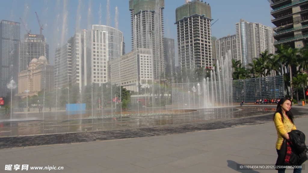 景观 喷泉 流水