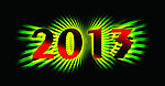 2013发光字 新年快乐