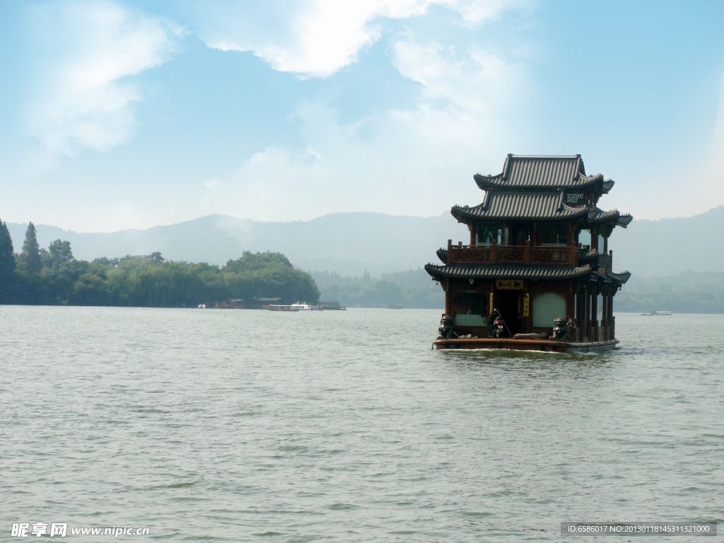 杭州西湖游船