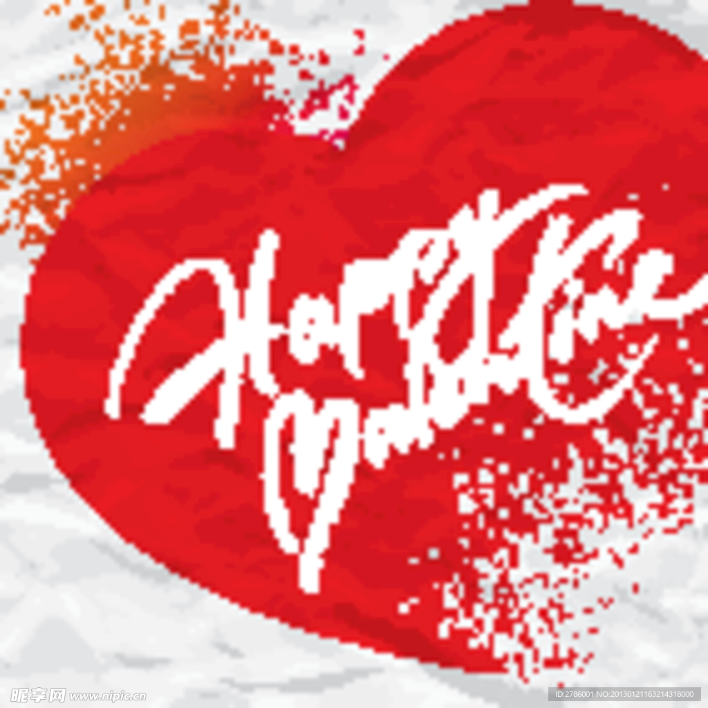 情人节爱心背景