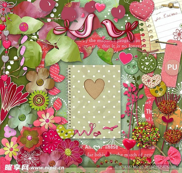 儿童相册模板素材