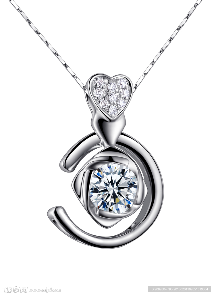 高清钻石吊坠