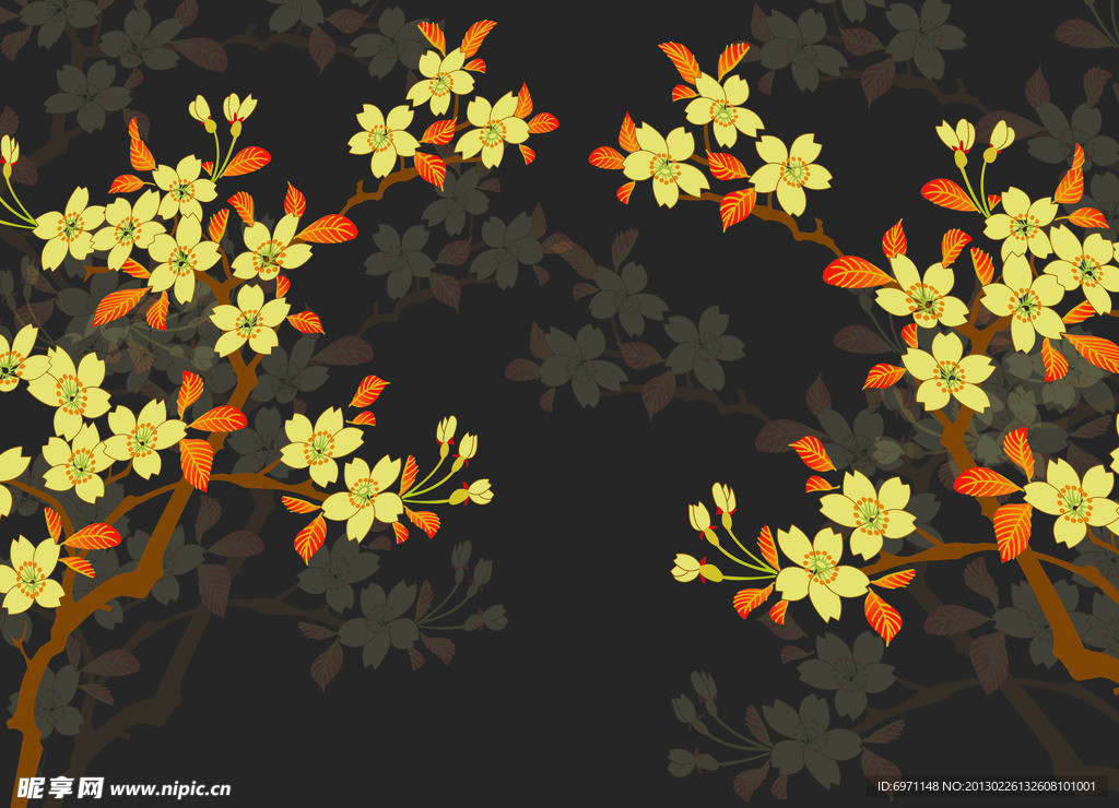 喜木手绘个性壁画