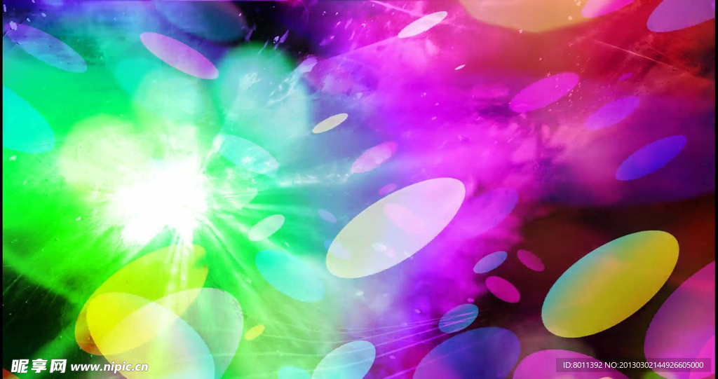 Led极品视频素材 炫丽色彩