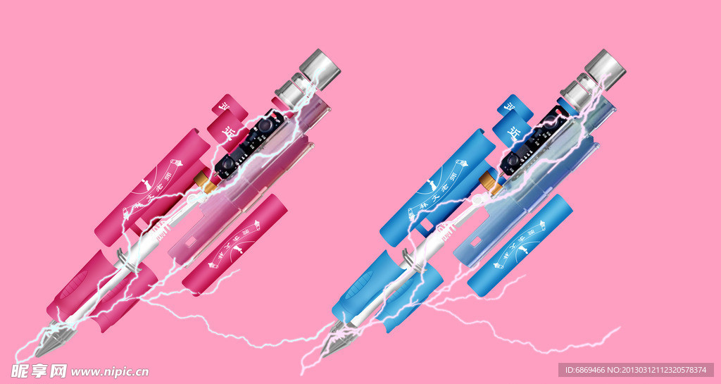 正姿护眼笔部件拆分