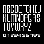 细瘦版折纸字体