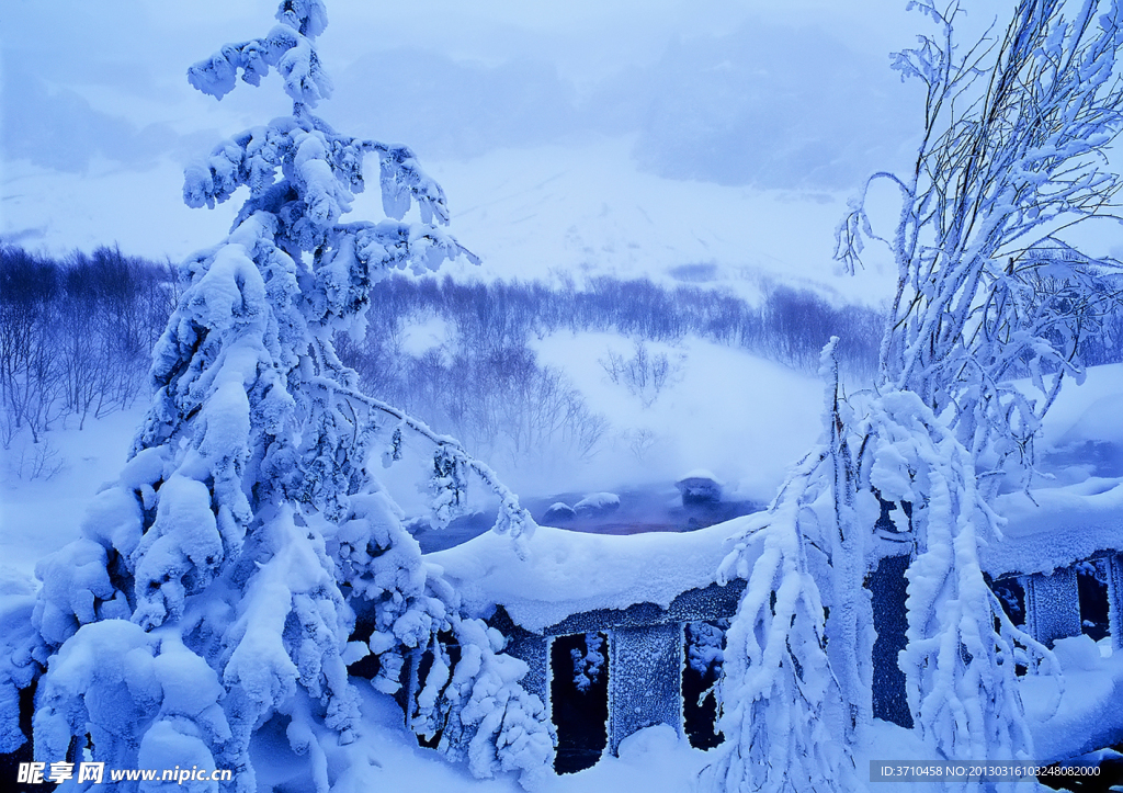 冬季冰雪雾凇
