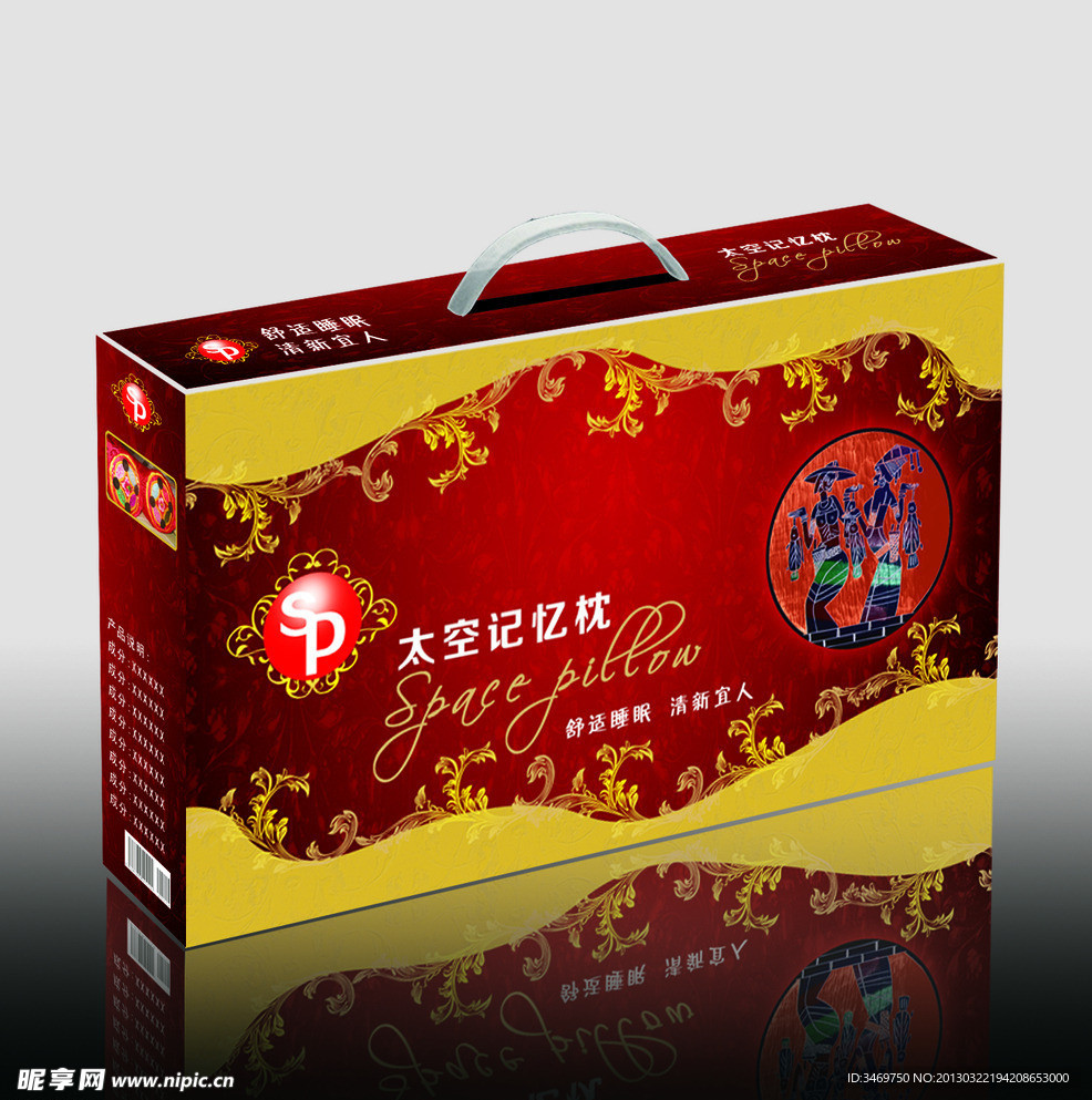 包装盒效果图（平面图）