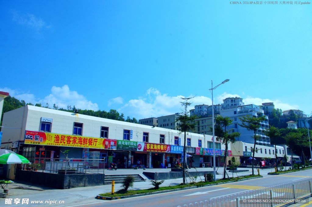 龙岗南澳一路风景风光