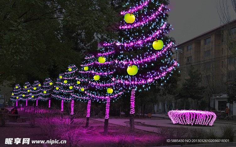 城市树木亮化装饰