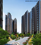 住宅小区内部效果图