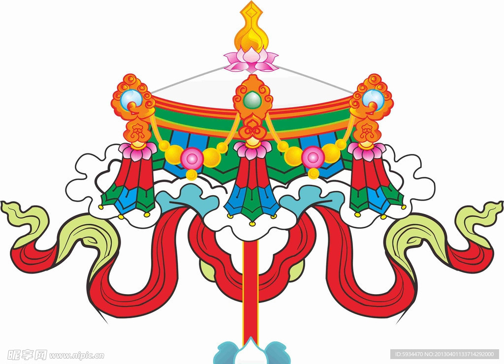 吉祥八宝 胜利幢