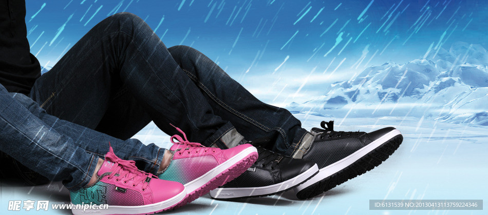情侣鞋 棉鞋海报