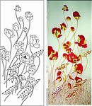 艺术玻璃 郁金香