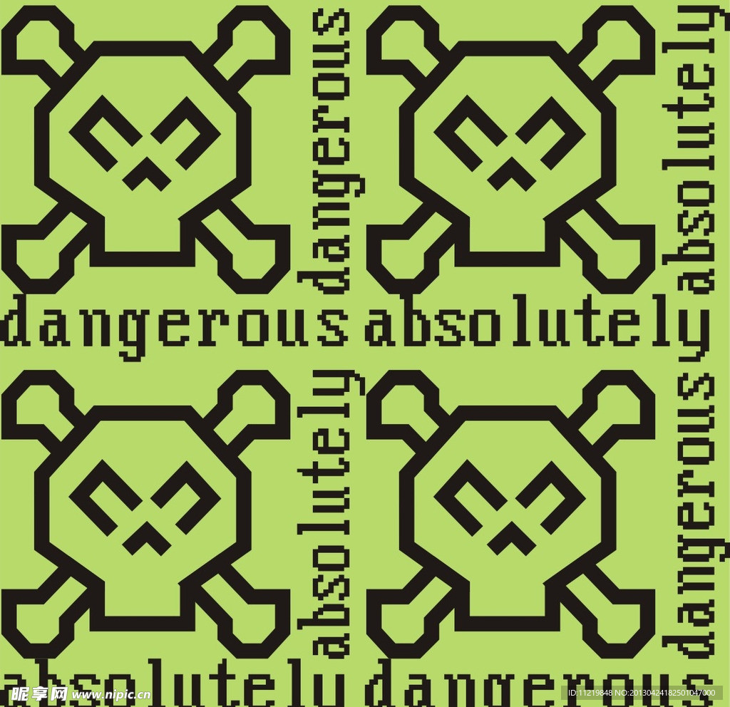 骷髅头 印花 点点