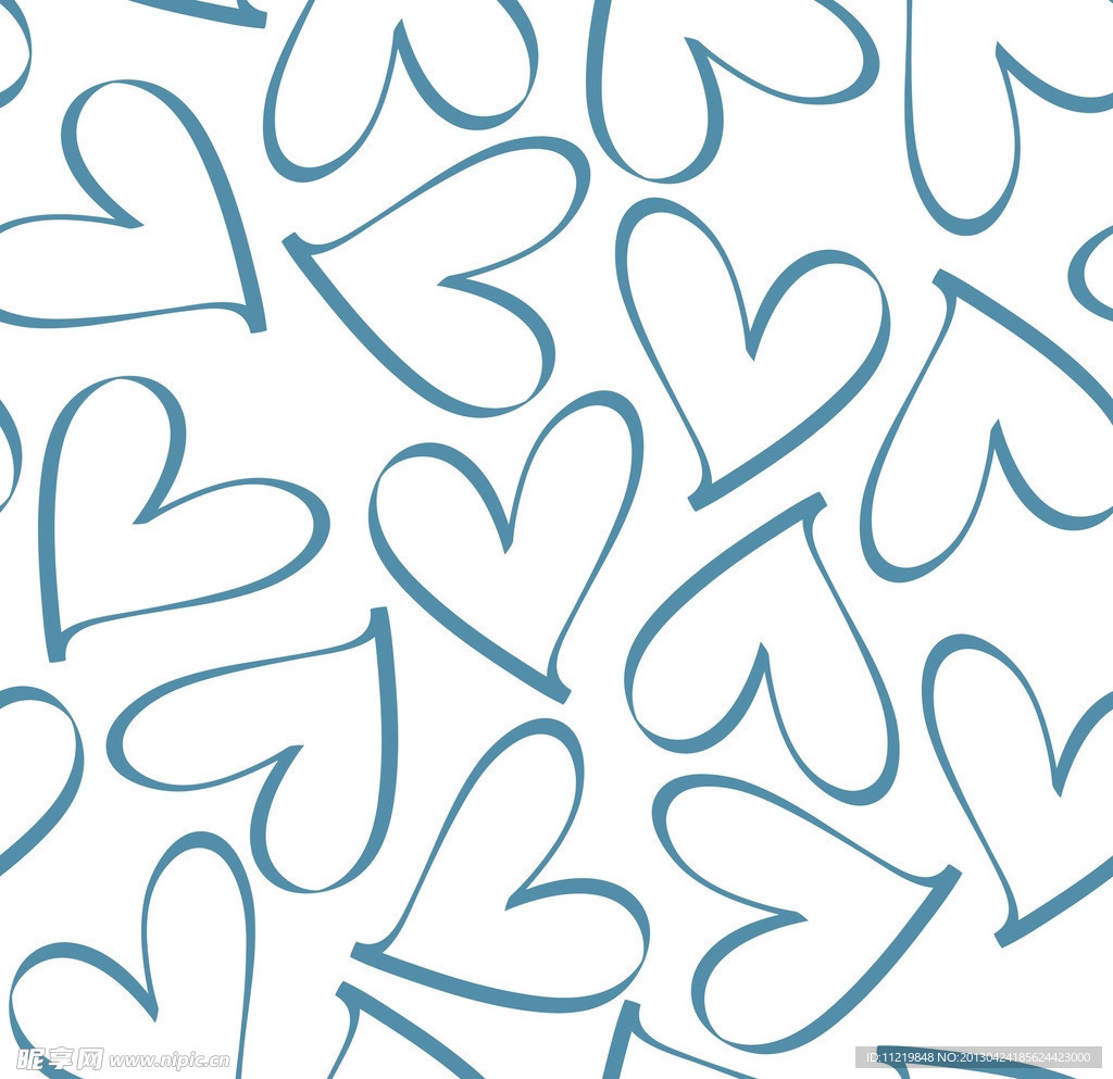 爱心 心型 印花