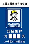 安全生产警示牌
