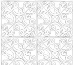 艺术玻璃 花叶相望