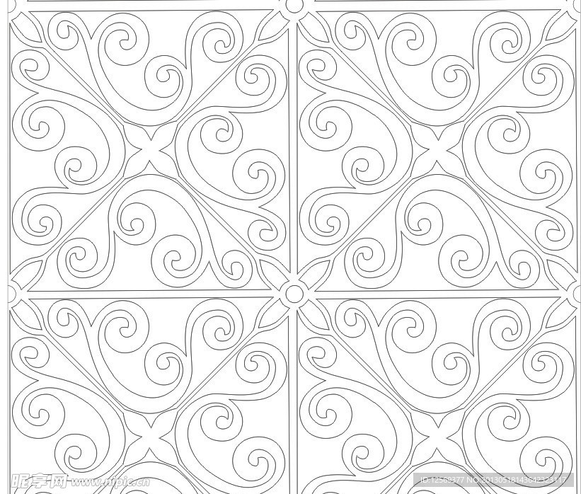 艺术玻璃 花叶相望