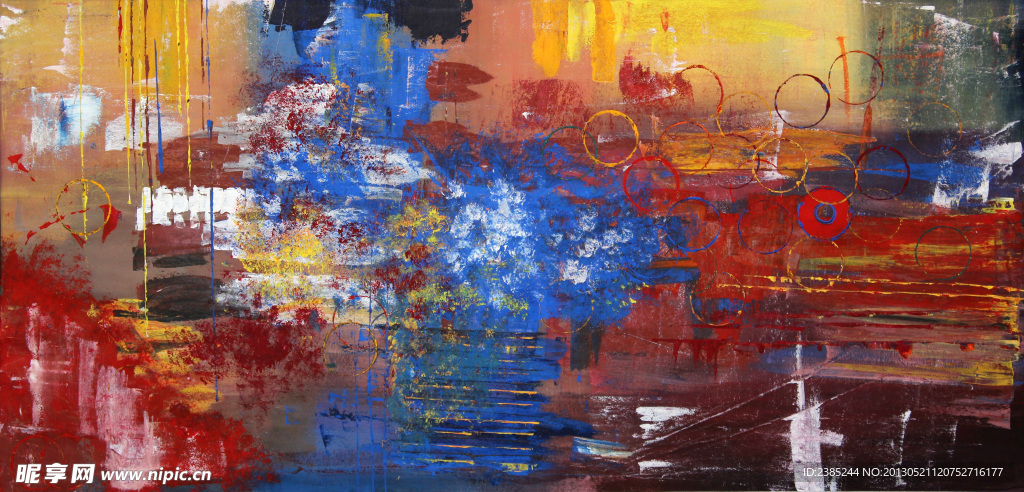 抽象油画