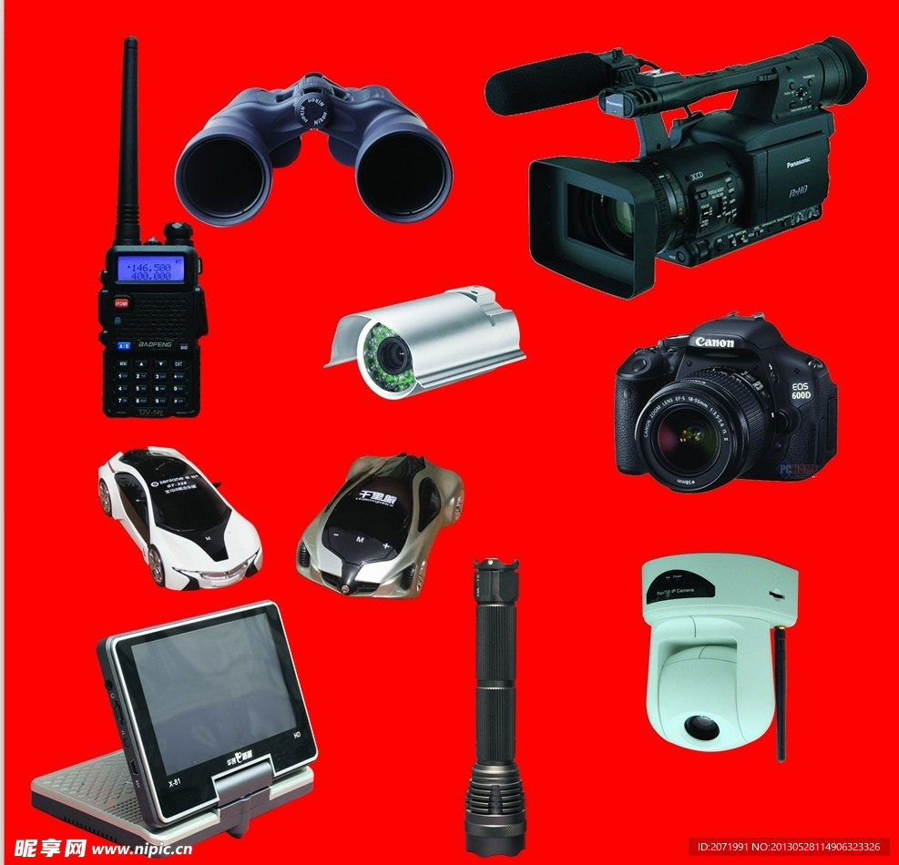 电子产品分层素材