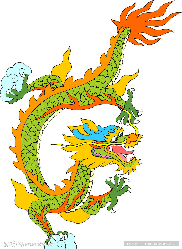 龙图腾 花纹 底纹